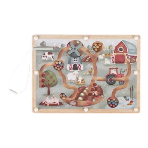 Magnetisk Labyrint Little Farm Little Dutch