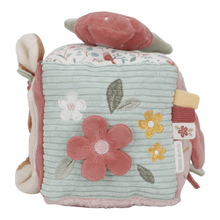 Mjuk Aktivitetskub Fairy Garden - Rosa Little Dutch