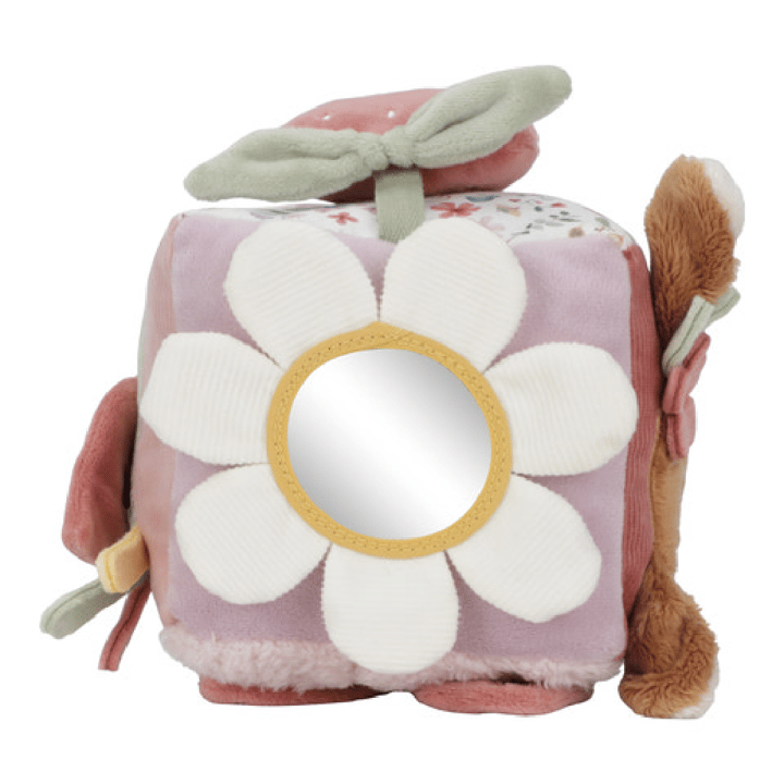 Mjuk Aktivitetskub Fairy Garden - Rosa Little Dutch