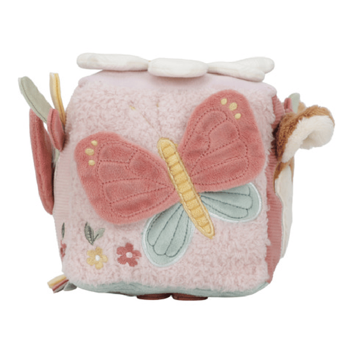 Mjuk Aktivitetskub Fairy Garden - Rosa Little Dutch