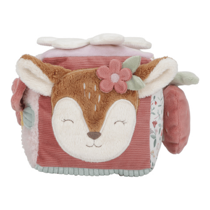 Mjuk Aktivitetskub Fairy Garden - Rosa Little Dutch