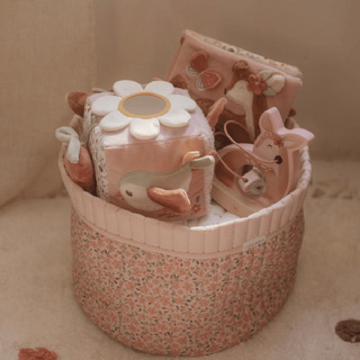 Mjuk Aktivitetskub Fairy Garden - Rosa Little Dutch