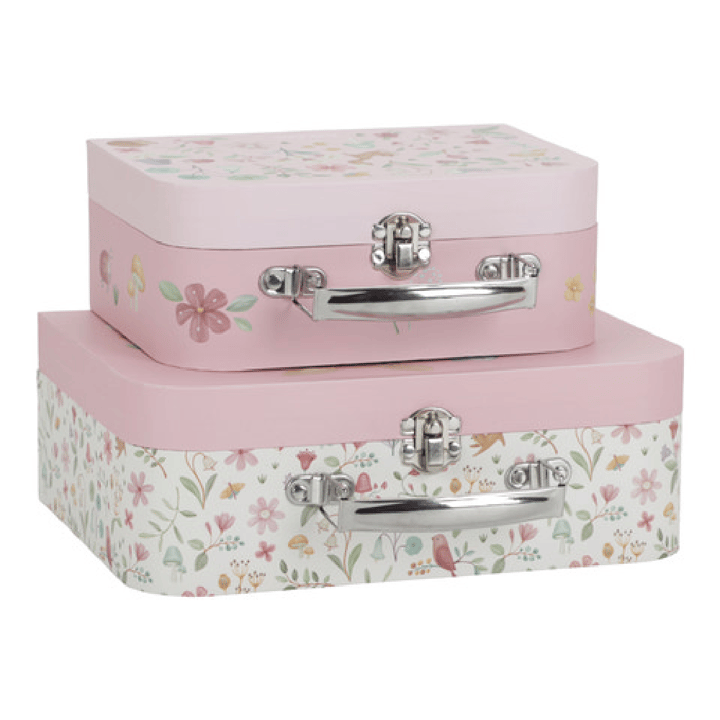 Resväska Set 2-Pack Forest Friends - Rosa Little Dutch