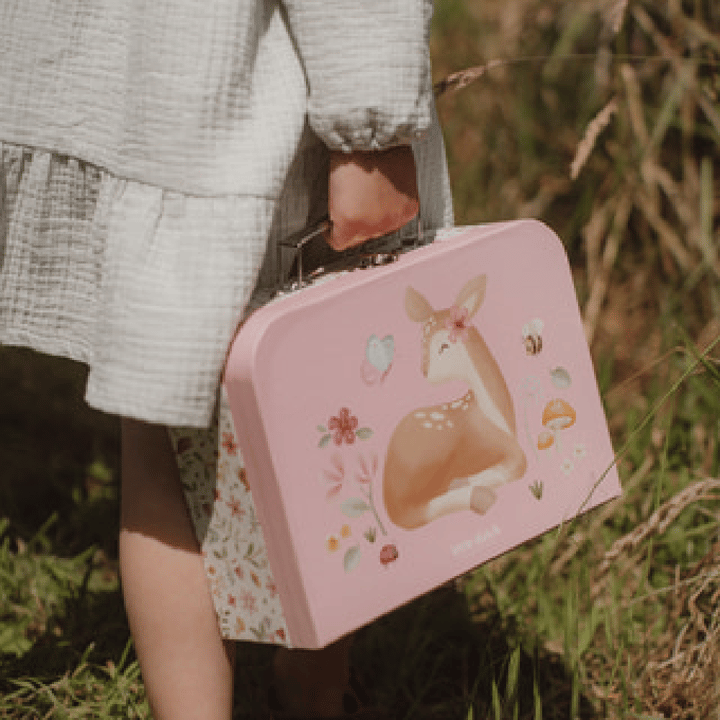 Resväska Set 2-Pack Forest Friends - Rosa Little Dutch