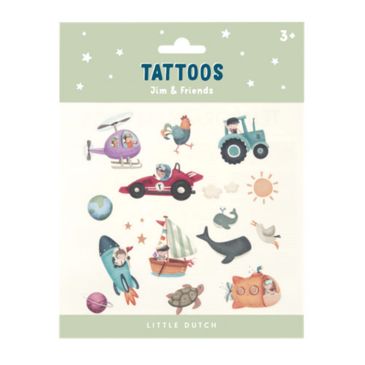 Tatueringar Jim & Friends Little Dutch
