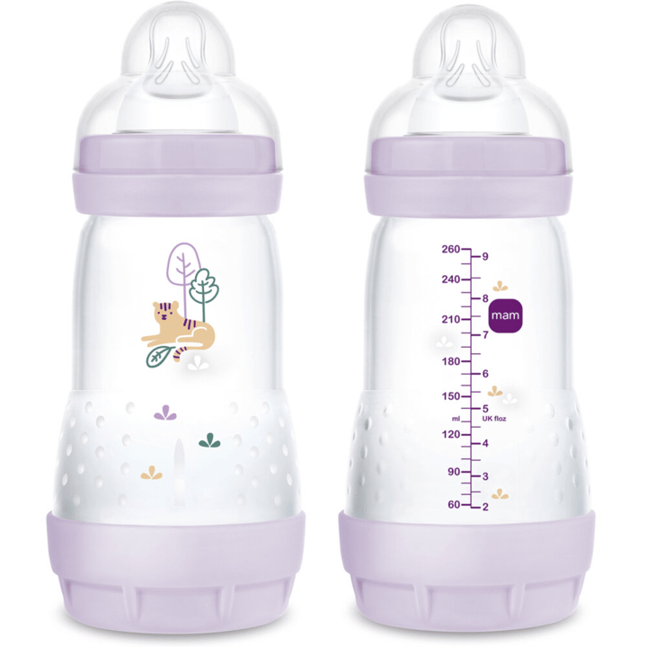 Nappflaska Easy Start Anti-Colic 260 ml 2-pack - Rosa Mam
