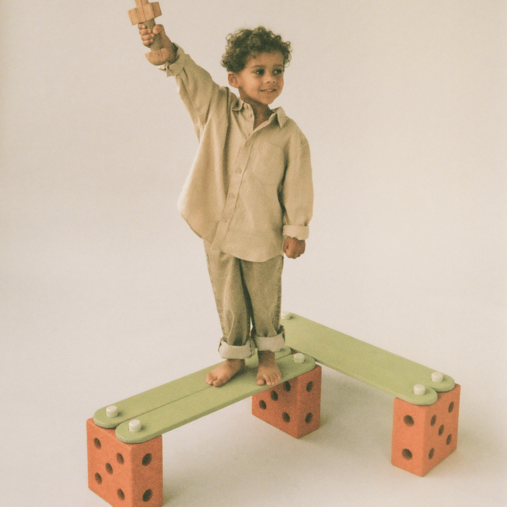 Balansbana - Burnt Orange/Dusty Green MODU