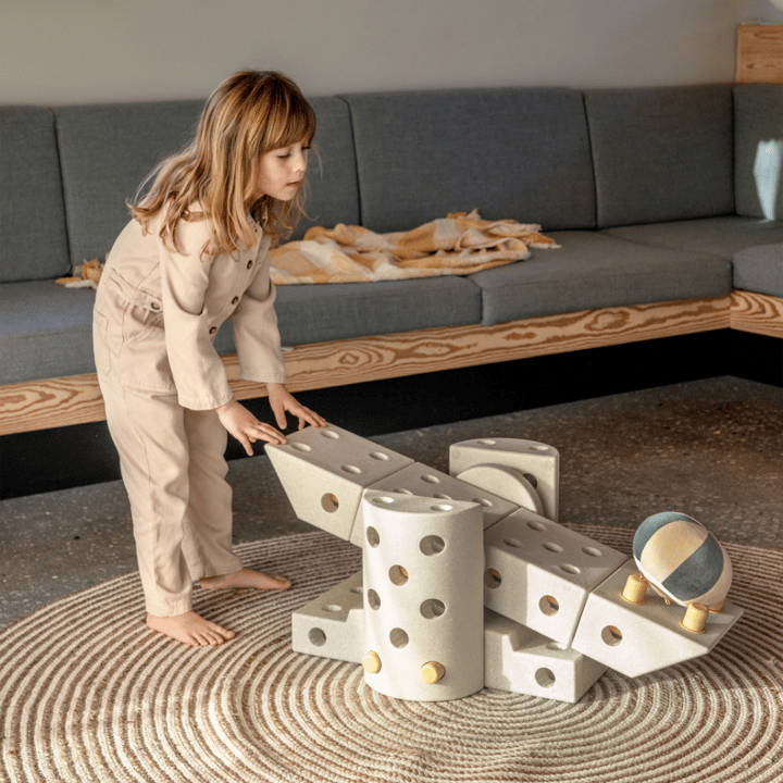 Dreamer Byggsats - Sand Grey/Honey Yellow MODU