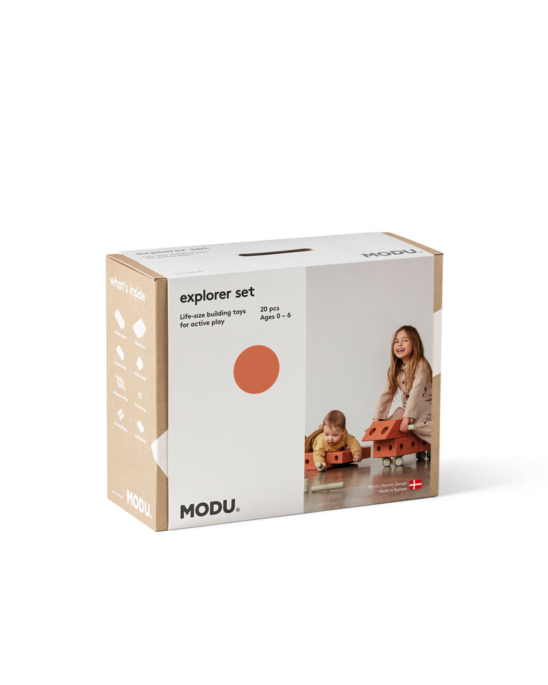 MODU Explorer Byggsats Burnt Orange/Dusty Green