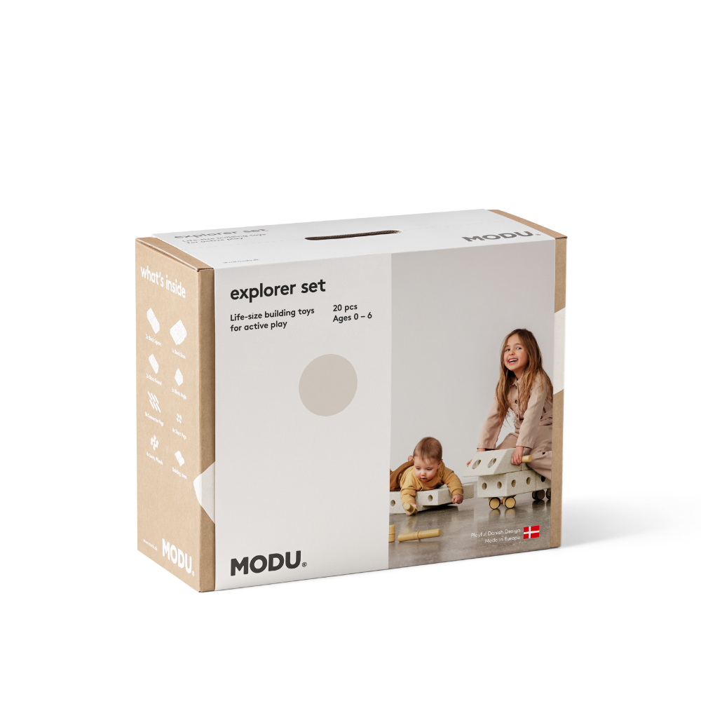MODU Explorer Byggsats Sand Grey/Honey Yellow