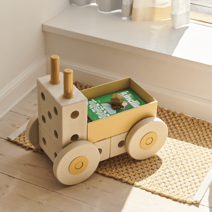 Gå-vagn 3-in-1 - Sand Grey/Honey Yellow MODU