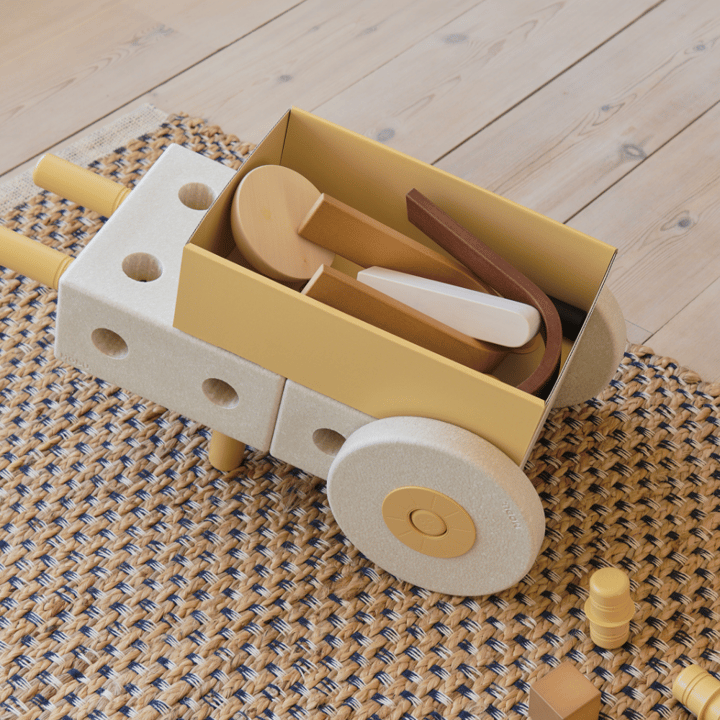 Gå-vagn 3-in-1 - Sand Grey/Honey Yellow MODU