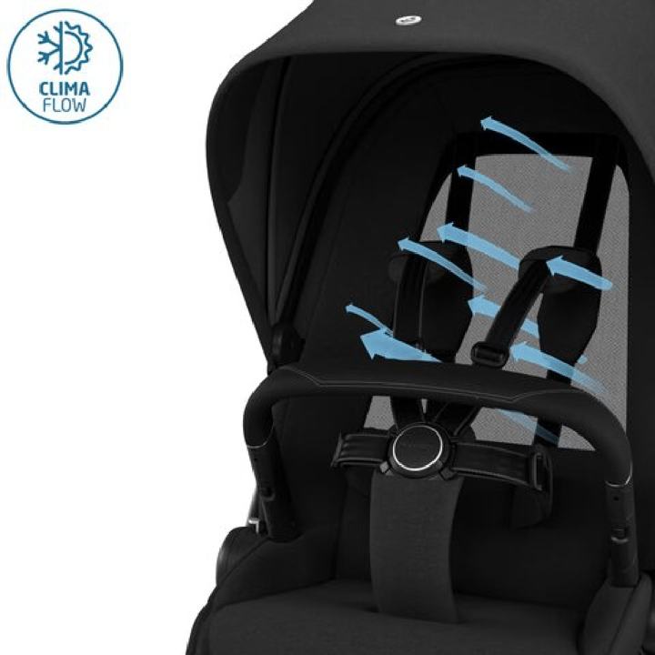 Fame Sittvagn - Twillic Black Maxi-Cosi