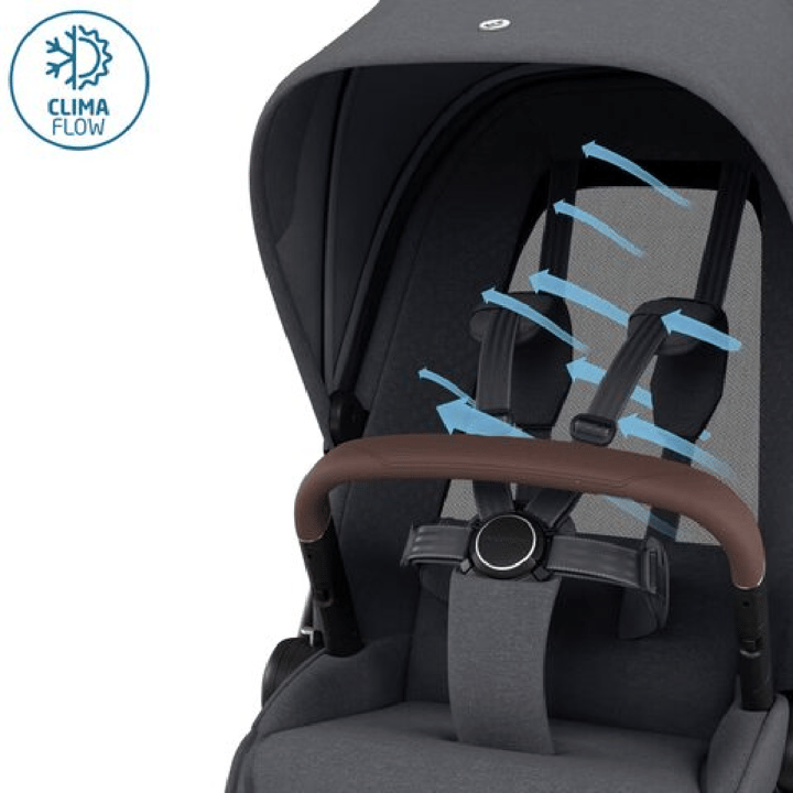 Fame Sittvagn - Twillic Graphite Maxi-Cosi