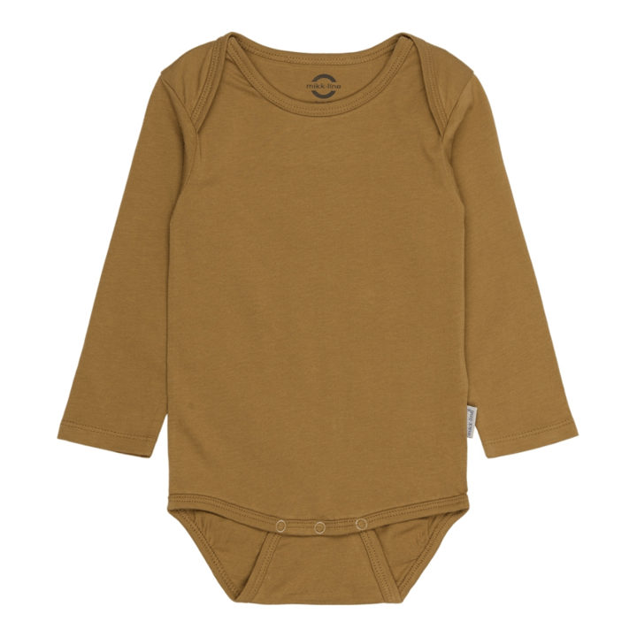 2-Pack Långärmad Body - Dijon MIKK-LINE