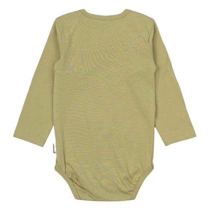 2-Pack Långärmad Body - Gray Green MIKK-LINE