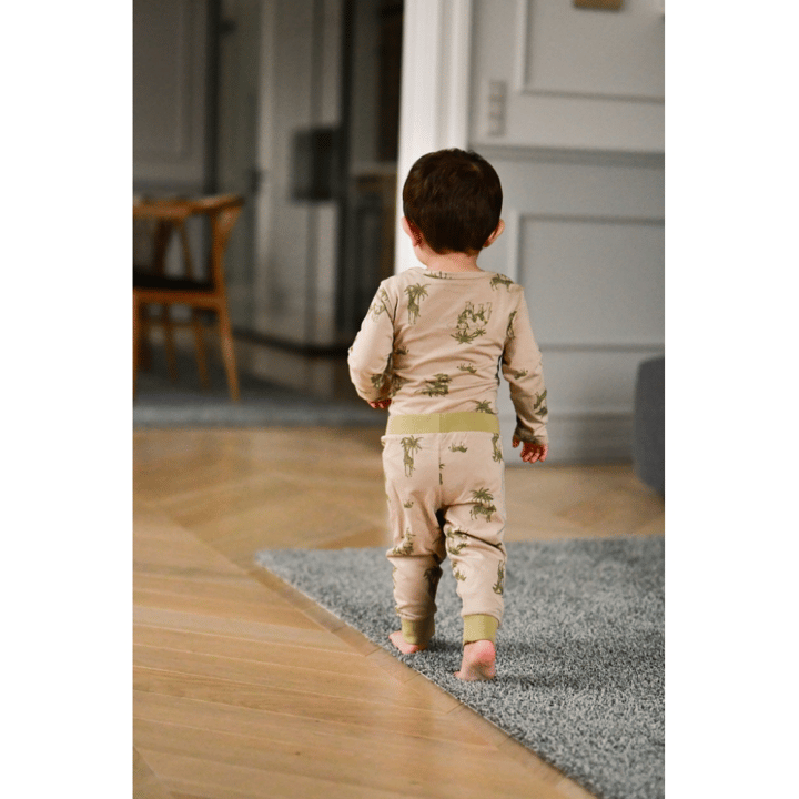 2-Pack Långärmad Body - Gray Green MIKK-LINE