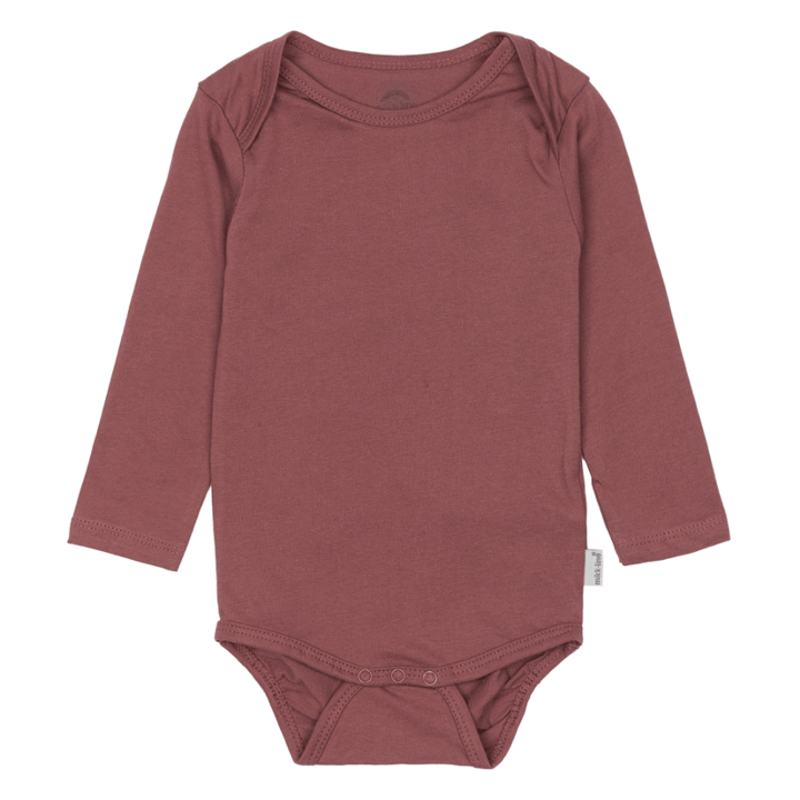 2-Pack Långärmad Body - Rose Brown MIKK-LINE