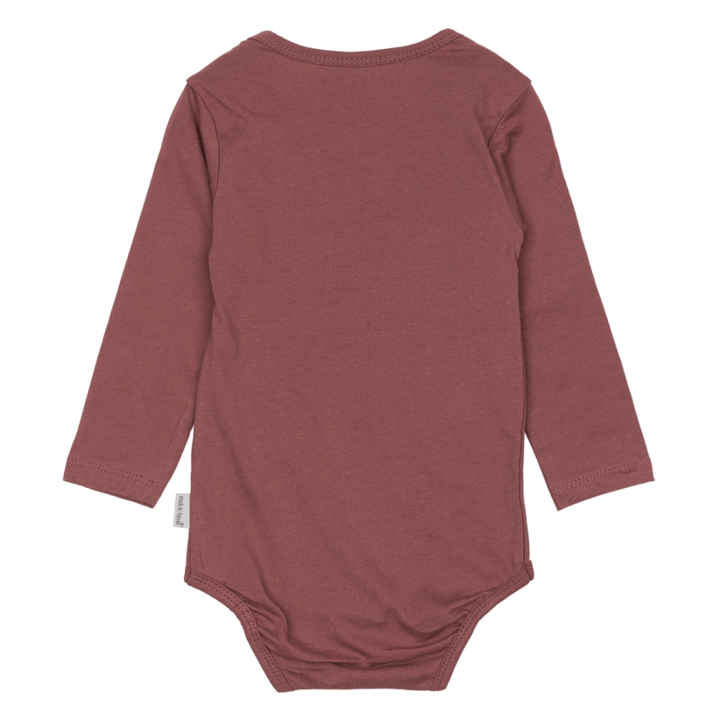 2-Pack Långärmad Body - Rose Brown MIKK-LINE