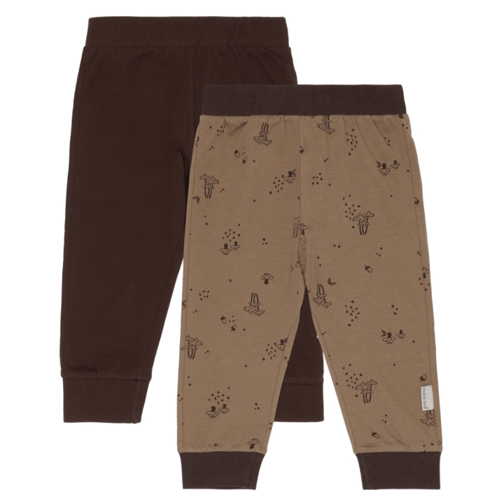 2-Pack Leggings - Chocolate MIKK-LINE