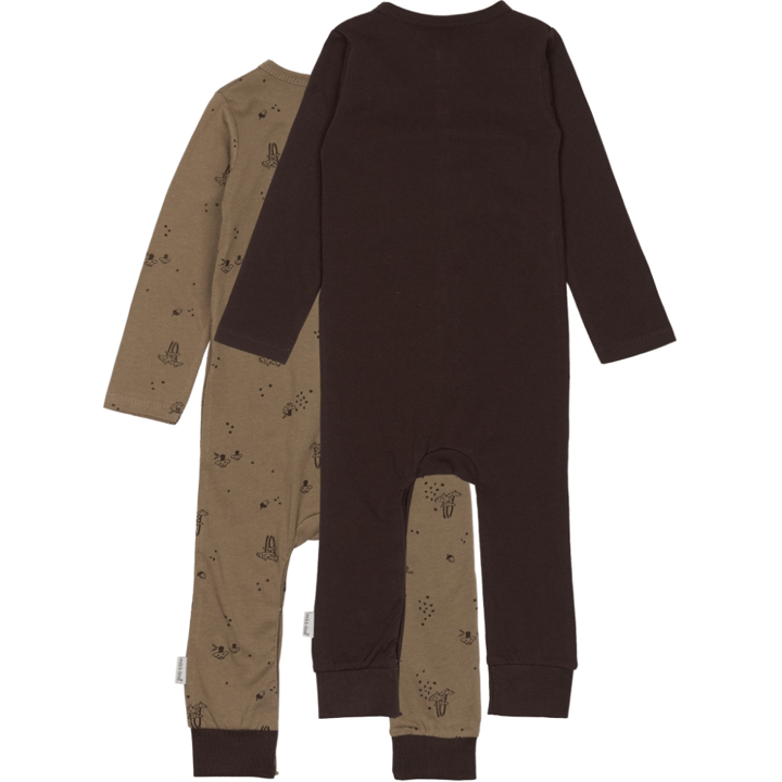 2-Pack Pyjamas - Chocolate MIKK-LINE