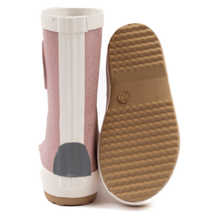 Gummistövel Glitter - Barefoot - Woodrose MIKK-LINE