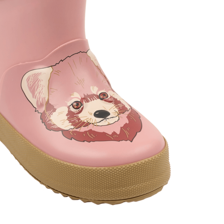 Gummistövel Röd Panda 3D - Ash Rose MIKK-LINE