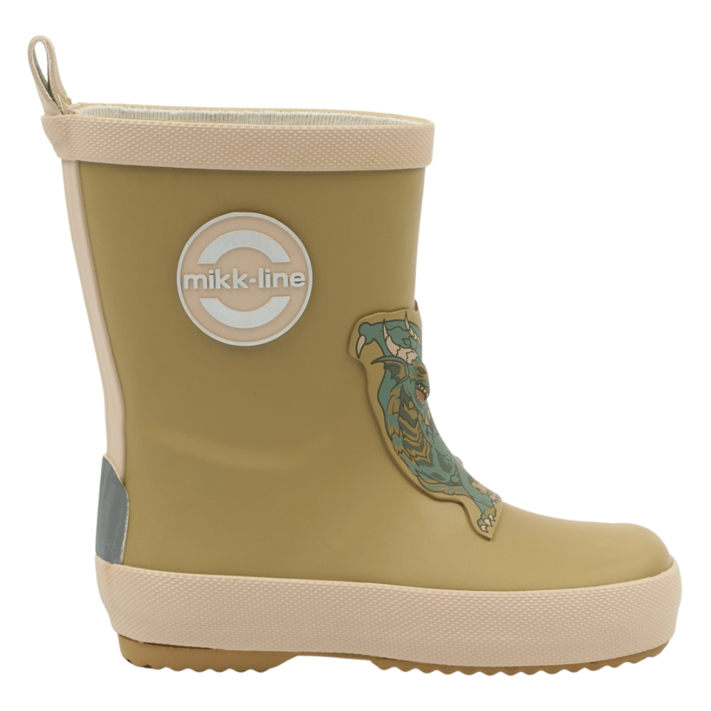 Gummistövlar 3D Patch - Barefoot - Kelp MIKK-LINE