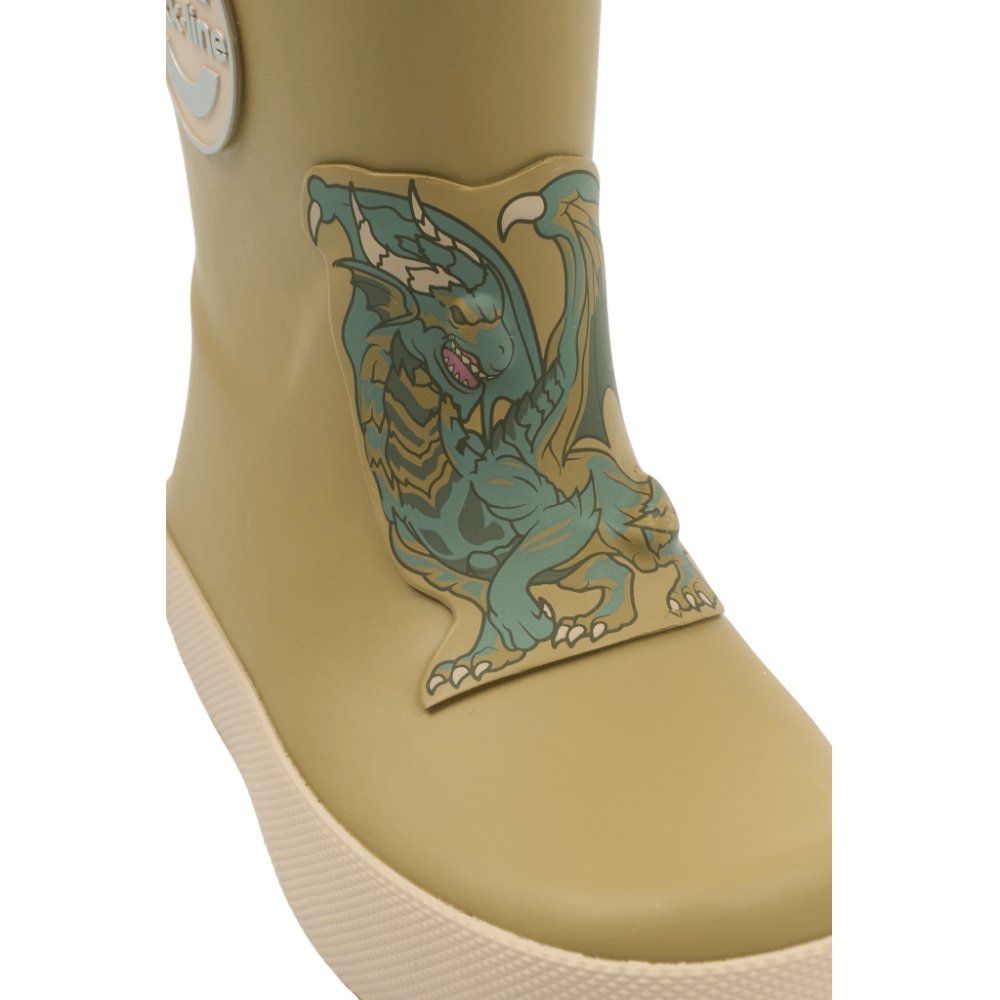 Gummistövlar 3D Patch - Barefoot - Kelp MIKK-LINE
