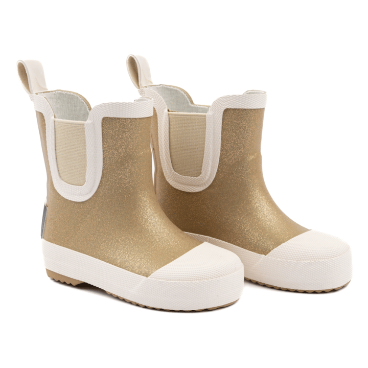 Kort Gummistövel Glitter - Barefoot - Kelp MIKK-LINE