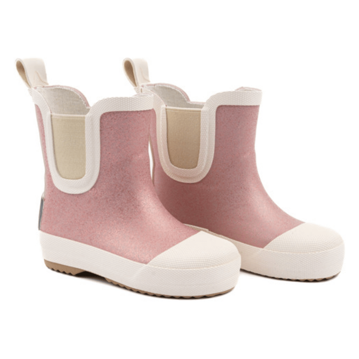 Kort Gummistövel Glitter - Barefoot - Woodrose MIKK-LINE