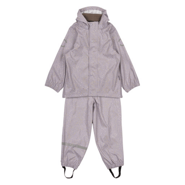 Regnkläder Med Glitter PU - Lavender MIKK-LINE
