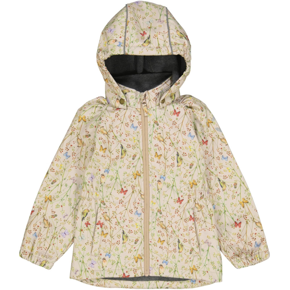 MIKK-LINE Softshell Jacka Recycled AOP Warm Taupe
