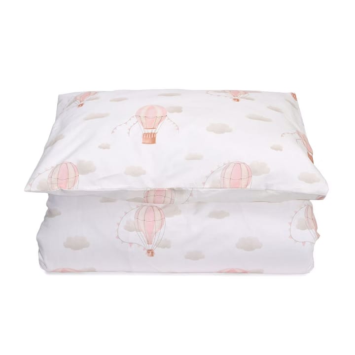 Påslakan Vintage Balloon Spjälsäng - Rosa Mini Dreams