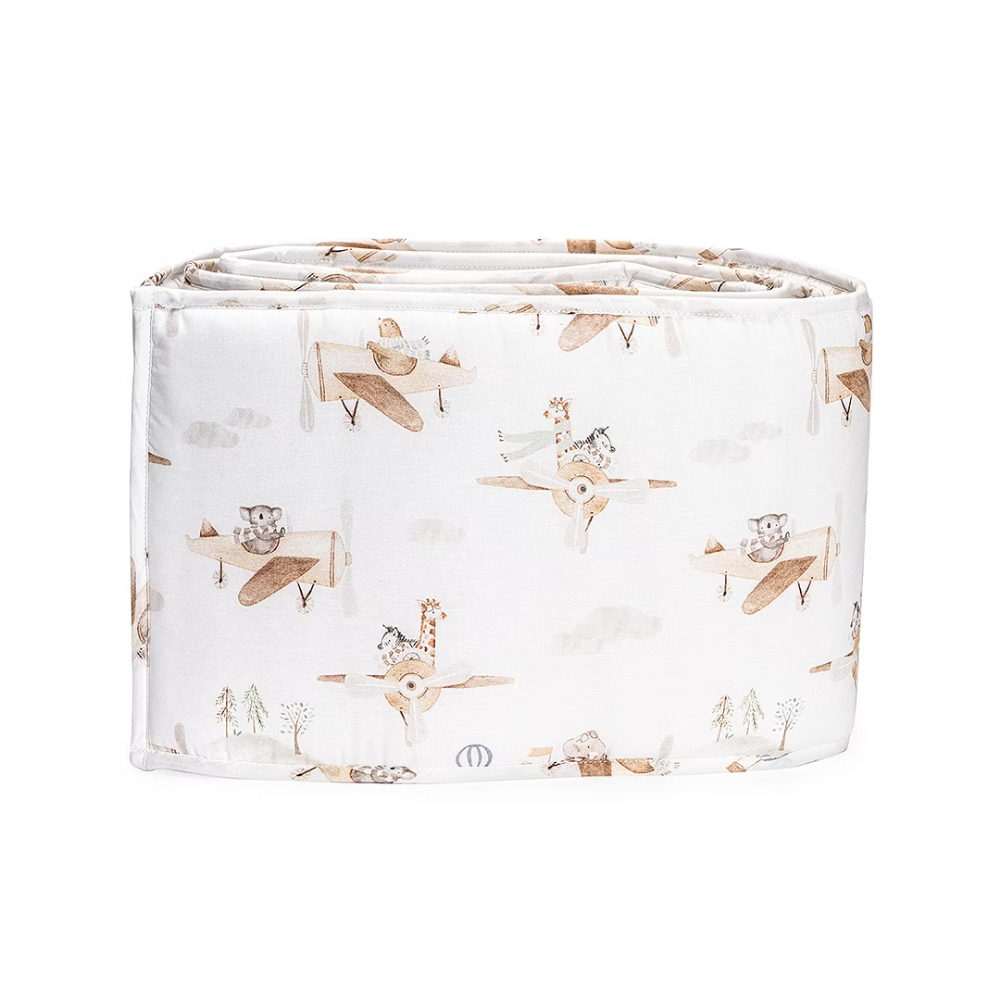 Mini Dreams Spjälskydd Flying Friends Offwhite