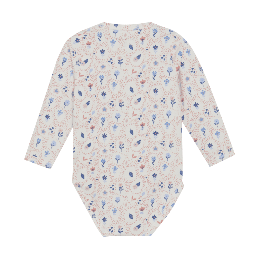 Långärmad Body Marshmallow White Minymo