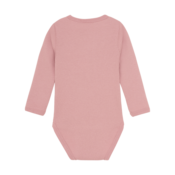 Ribbad Body med Knappar - Rosette Minymo