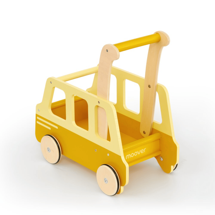 Gå-Vagn Skolbuss - Gul MOOVER TOYS