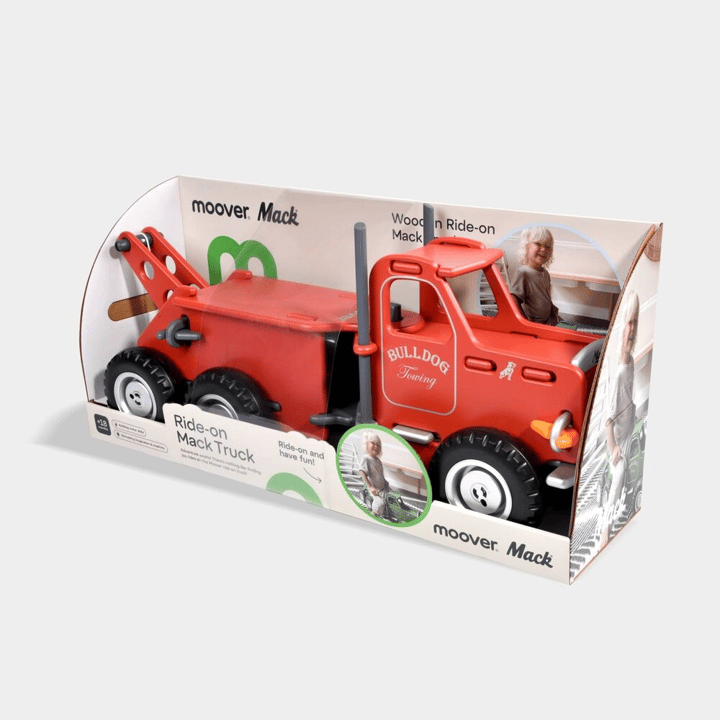 Ride-On Lastbil Mack - Röd MOOVER TOYS
