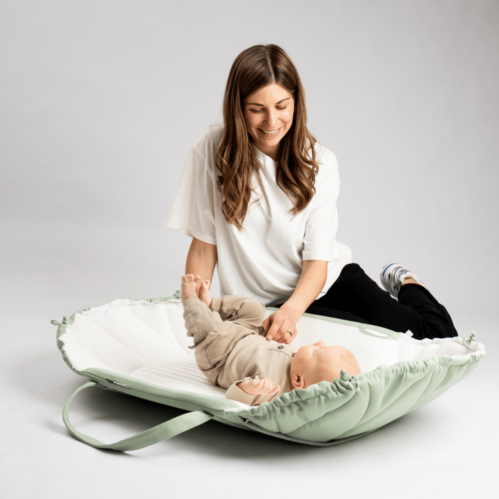 Babynest SleepCarrier X - Agave Green Najell