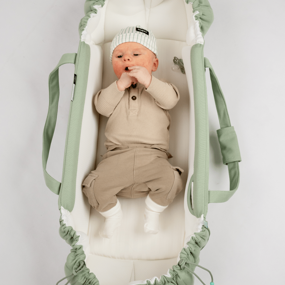 Babynest SleepCarrier X - Agave Green Najell