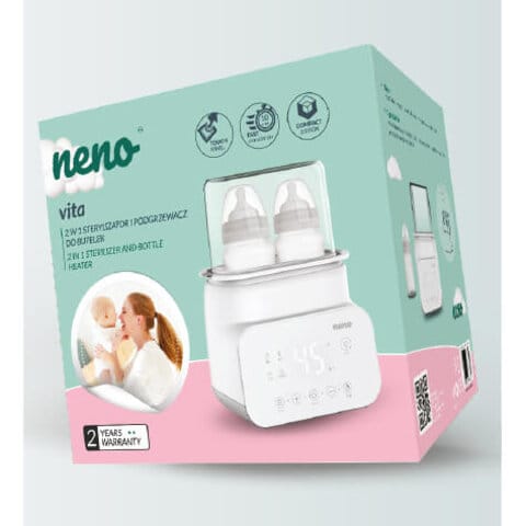 Vita Sterilisator och flaskvärmare NENO