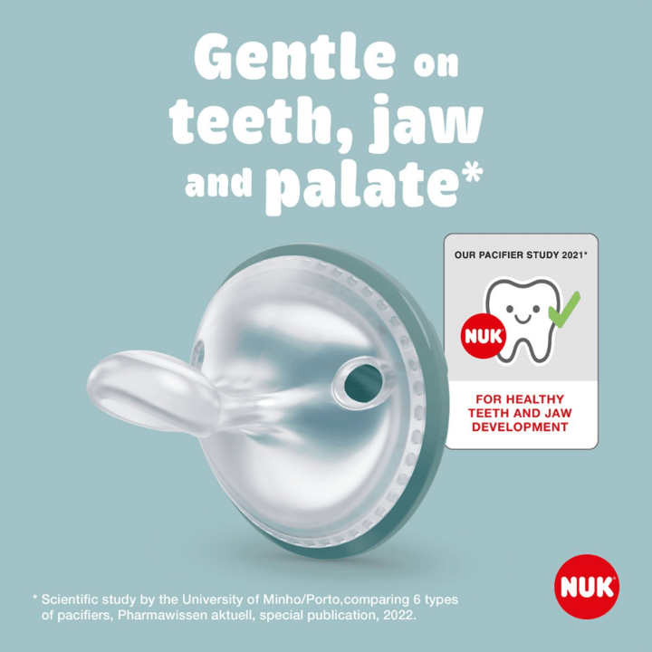 Sugnappar Silikon Mommyfeel 0-9 mån - Grå/Beige Nuk