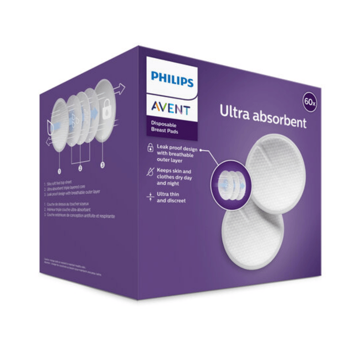 Amningsinlägg Ultratunna och Absorberande 60 st Philips Avent