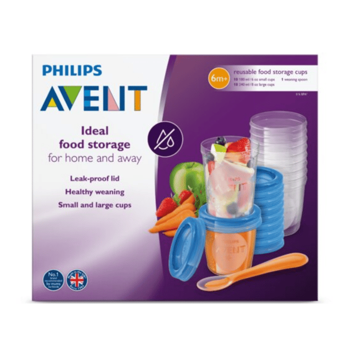 Förvaringskopp 10x180 ml och 10x240ml Philips Avent