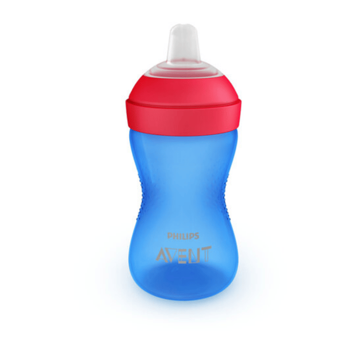 Grippy Pipmugg 9m+ 300 ml - Blå/Röd Philips Avent