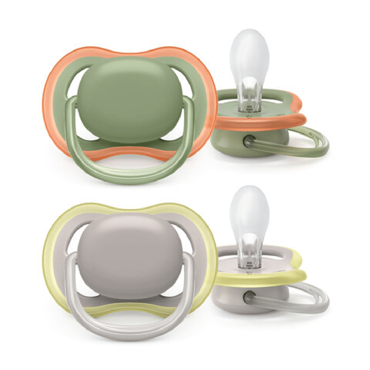 Napp Ultra Air 2-pack 6-18 m - Neutral Grön/Grå Philips Avent