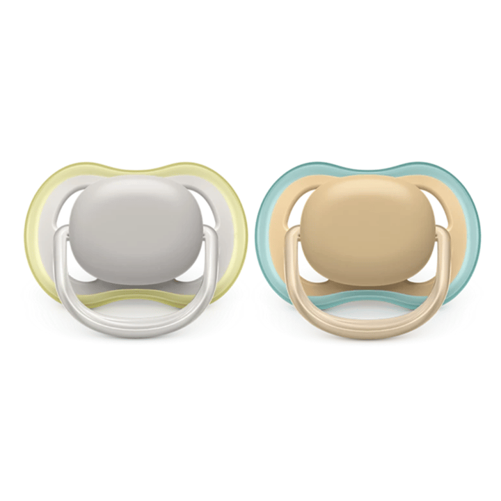 Napp Ultra Air 2-pack 0-6 m - Neutral Vit/Beige Philips Avent