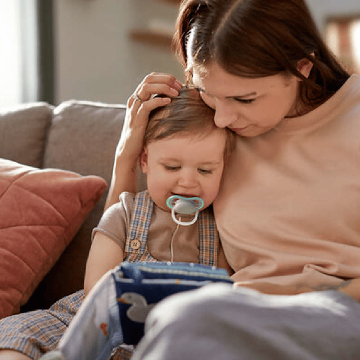 Napp Ultra Air 2-pack 18+ m - Beige/Blå Philips Avent