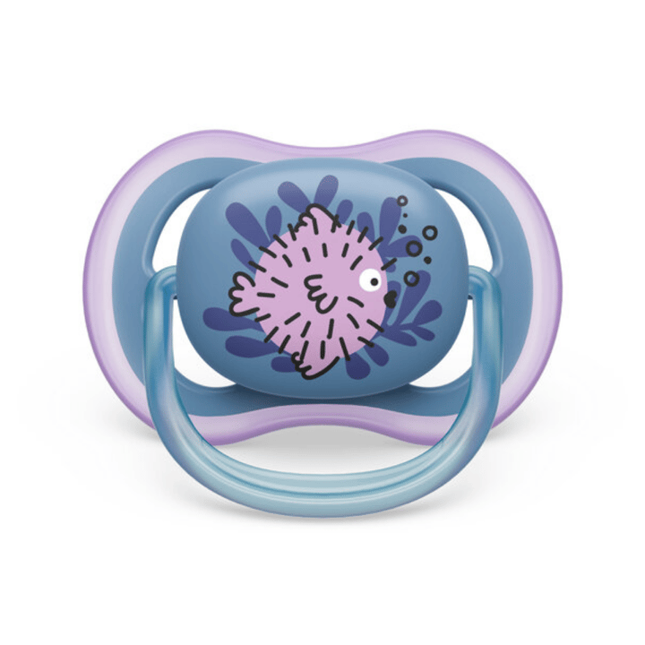 Napp Ultra Air 2-pack 6-18 m - Blå/Rosa Philips Avent